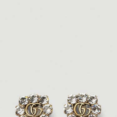 Gucci Women Embellished Gg Marmont Clip-On Earrings