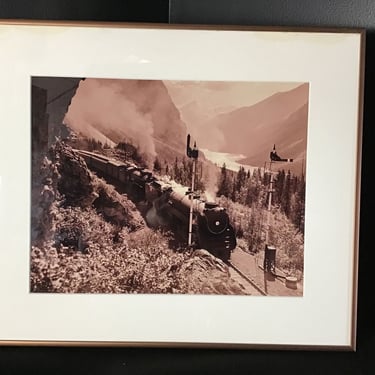 Sepia Print of Pacific Railroad (Seattle)