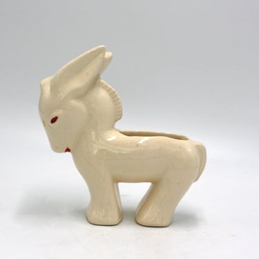 vintage Donkey Planter or Vase 