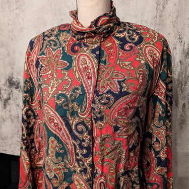 Vintage Paisley Blouse 