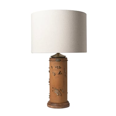 Vintage Wallpaper Roller Lamp