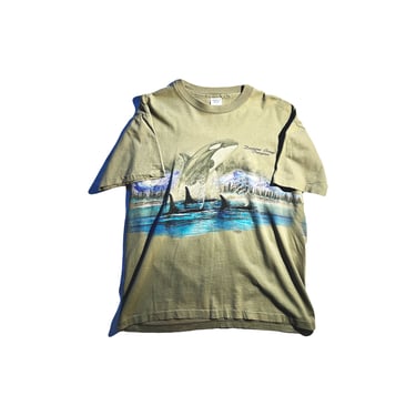 Vintage Whale T-Shirt 360 Print Nature