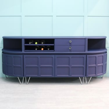 Bespoke / Custom Design Wine Bar - Sideboard - Credenza - Nathan Squares Parker Knoll - Spray Painted - Mid Century - Retro - Made To Order 