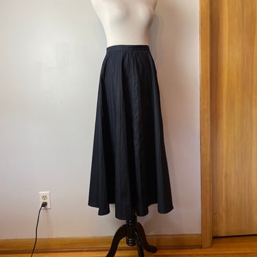 Y2k long black Ralph Lauren skirt~ semi structured half circle skirts Plus size Volup 16+ 