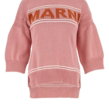 Marni Woman Pink Cotton Sweater