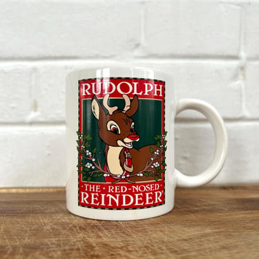 1990's Rudolph the Red-Nosed Reindeer Coffee Mug 