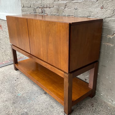 West Elm Walnut Media Cabinet
