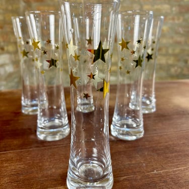 Gold Star Cocktail Shooters - Set of 6 