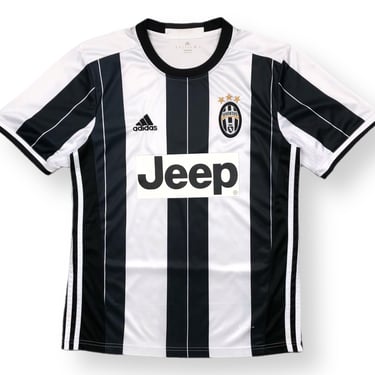 2016 Adidas Juventus F.C. Striped Jeep Football Kit/Soccer Jersey Size Small/Medium 