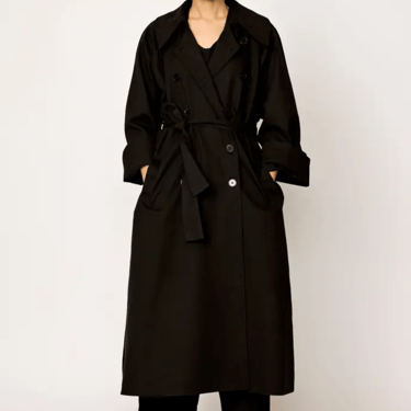 Marin Trench Coat - Black