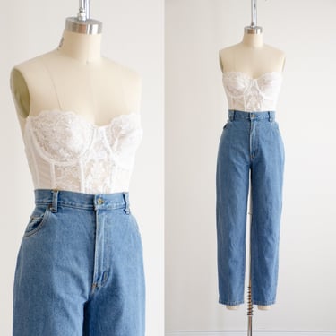 high waisted jeans 90s vintage denim cropped ankle jeans 