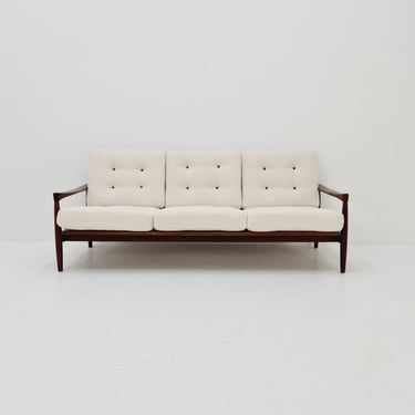 Mid-century Rare Danish teak lounge sofa/Easy sofa by Erik Wörtz for IKEA, 1960s 