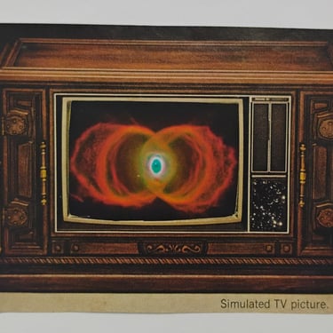 Television Original collage. Space art African American art. 