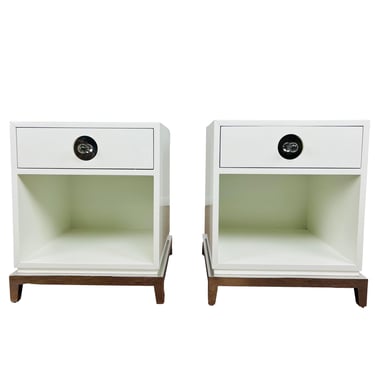 #1074 Pair of Jonathan Adler "Channing" End Tables / Nightstands