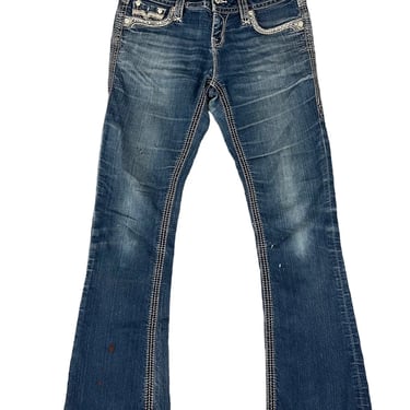Rock Revival Amanda Easy Boot Denim Jeans Sz 28 (fits 32)