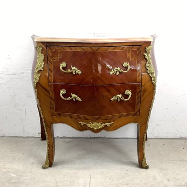 19th Century French Style Two Drawer Commode 