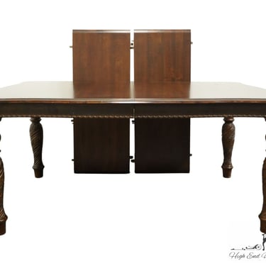KINCAID FURNITURE Kings Road Collection Rustic Traditional Style 104" Carved Dining Table 74-054 