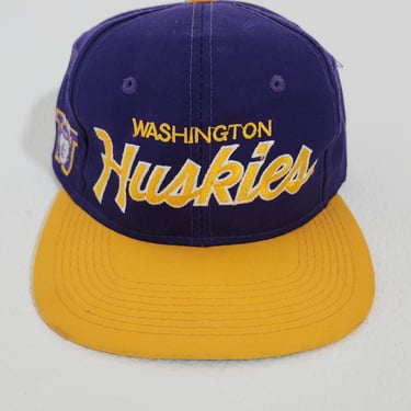 Vintage 1990s UW Washington Huskies Sports Specialties Snapback Hat
