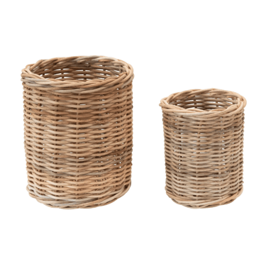 Hand-Woven Wicker Baskets