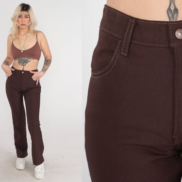 Levis Flared Pants Brown Y2K Does 70s Levi Strauss 517 High Waisted Trousers Hippie Bell Bottom Hipster Bohemian Vintage 00s Boho Medium 30 