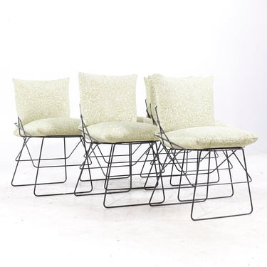 Enzo Mari for Driade Mid Century Italian Steel Dining Chairs - Set of 6 - mcm 