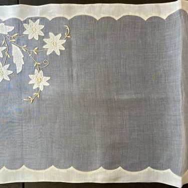 Runner 34x14" Madeira organdy Gift quality 