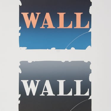 Robert Indiana, Wall: Two Stone IV, Lithographs 