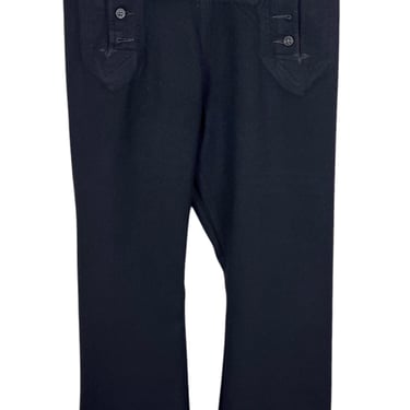 Vintage 1940s Deck Pants Overalls Pants WWII Overalls USN