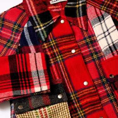 Carleen Laurel Swing Jacket - Mixed Plaid