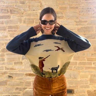 Ralph Lauren Vintage 80's Sweater with Pheasant