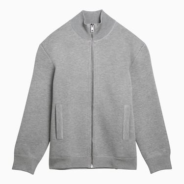 Gucci Light Grey Melange Knitted Zip/Cardigan Sweatshirt Women