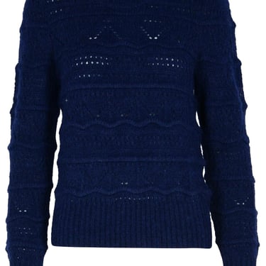 Isabel Marant Etoile 'Othona' Navy Alpaca Blend Sweater Woman