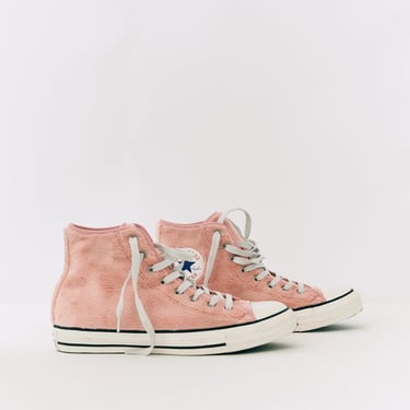 Converse Pink Plush High-Tops, Size 9