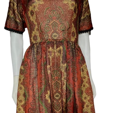 L’Aiglon Print Dress 