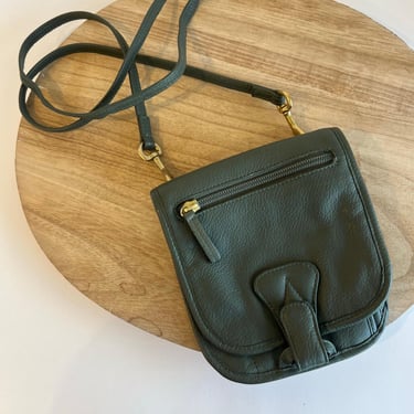 J.P. Ourse & Cie Olive Green Multi Pocket Wallet Belt Bag Crossbody Bag Unisex 