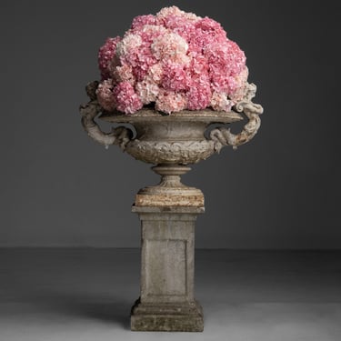Triton Cast Iron Urn