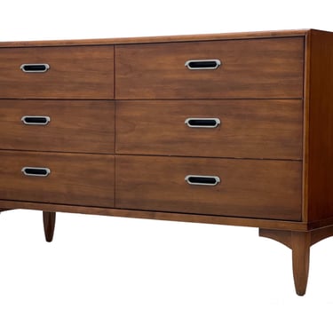Free Shipping Within Continental US - Vintage Drexel Lowboy Dresser Dovetail Drawers 