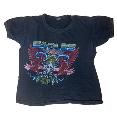 Vtg Vintage 1980s 80s 1980 80 Authentic Rare Eagles Tour Show Shirt Band Tee 