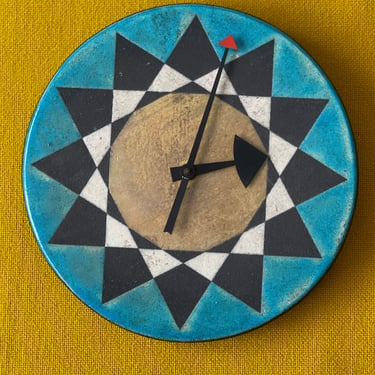 Aldo Londi | Bitossi | Howard Miller | Ceramic Meridian Clock 
