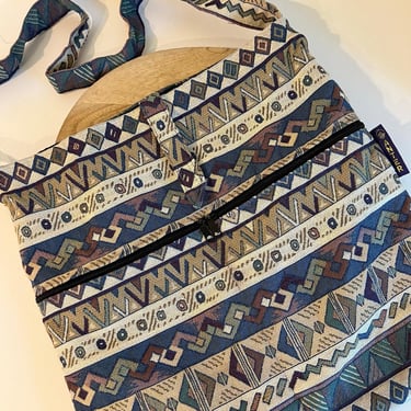 Handmade Woven Tapestry Shoulder Tote Bag Made in Israel Bazar Hacarmel Market 
