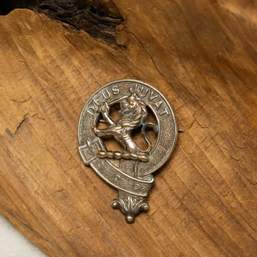 Vintage Scottish Macduff Clan Crest Sterling Pin