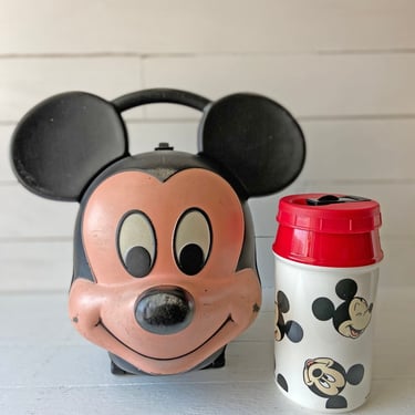 Vintage Aladdin Mickey Mouse Lunch Box With Mickey Mouse