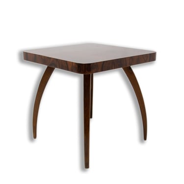 Fully renovated walnut Spider table H 259 by Jindřich Halabala, 1950 
