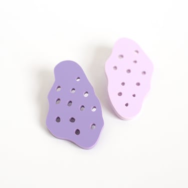 SALE! Perforated Blob Earrings // Bekah Worley x A Mano Collab! 