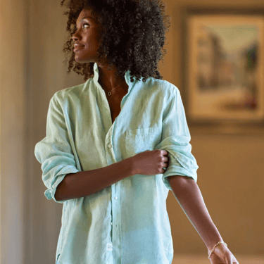 Frank & Eileen | Eileen Relaxed Button Up | Italian Classic Linen