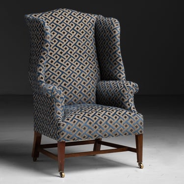 Wingback in Pierre Frey Jacquard