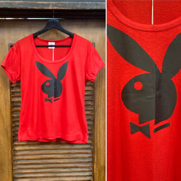 Vintage 1970's -Deadstock- Playboy Bunny Scoop Neck Roller