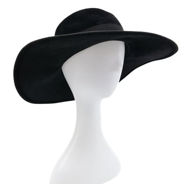 Gucci Black Wide Brim Hat