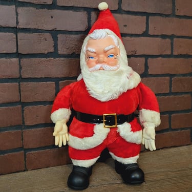 Sweet 1960's Plush Santa Clause My-Toy 