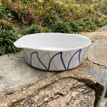 Vintage Dan-Ild Ceramic Round Handled Casserole Dish Ildfast Denmark Serving Mid-Century Scandinavian Bowl 